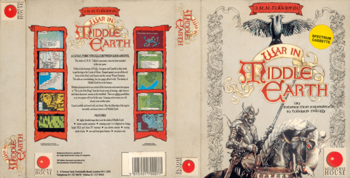 War in Middle Earth box art for ZX Spectrum